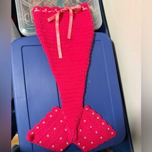 Handmade Pink Mermaid Tail